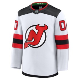 Dresovi New Jersey Devils 2024-25 Fanatics Premium Custom Gostujući Bijela - Muške